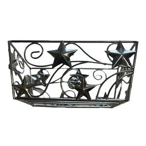 Metal Wire Towel Nesting  Storage Decorations Festive Basket Stars Christmas